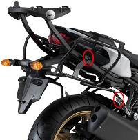 Givi    YAMAHA FZ8 Fazer 2010-2015 PLXR366